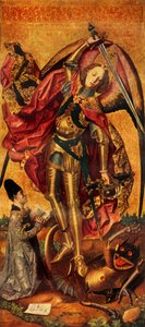 1468年，圣迈克尔凯旋（1468年）。 作者 BartoloméBermejo