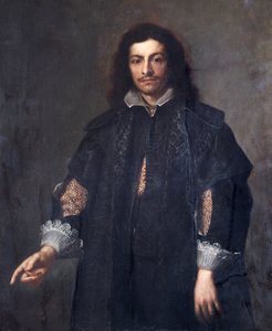 一个无名男子，1650 年代中期（布面油画） 作者 巴斯托洛梅·埃斯特万·穆里略
