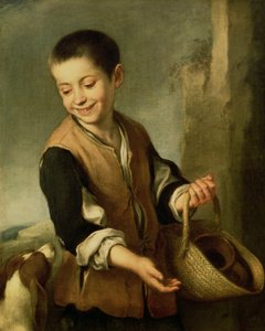 带狗的男孩，约1650年 作者 巴斯托洛梅·埃斯特万·穆里略