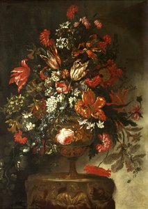 花片，约 1700 年（布面油画）
