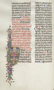 小姐：大笑。 116：圣马修与天使，1469年。 作者 Bartolomeo Caporali