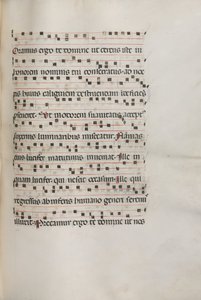 Missale，波尔。 157音乐Exultel，1469。 作者 Bartolomeo Caporali