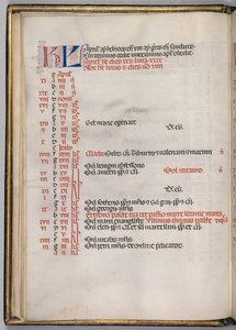 小姐：大笑。 4v：1469年4月日历页。 作者 Bartolomeo Caporali