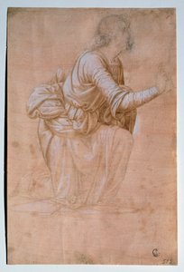 沃尔泰拉的天使报喜（天使报喜） 弗拉·巴托洛梅奥（Bartolomeo della Porta 称为）（1472-1517）乌菲齐（办公室）意大利版画和绘画部的绘画 作者 Bartolomeo Fra