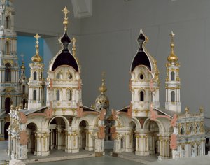 Project for the monastery of the Virgin of the Resurrection (Smolny) in Saint Petersburg (Saint Petersburg)
