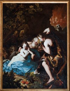 洛特和他的女儿们》 巴托洛梅奥-吉多博诺（1654-1709 年）绘画 1694-1696 年 新城博物馆 作者 巴托洛梅奥·吉多博诺