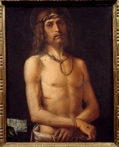 巴托洛梅奥·蒙塔格纳 (1450-1523) 15 世纪太阳的 Ecce homo 绘画。 0,55x0,43 m