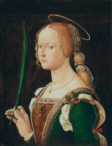 1490年代，帕多瓦的圣贾斯蒂娜（Saint Justina）。