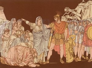 Coriolanus和他的母亲 作者 Bartolomeo Pinelli