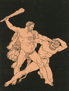 赫拉克勒斯和Cacus 作者 Bartolomeo Pinelli