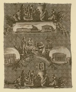 Le Romain（罗马人）（家具织物） 作者 Bartolomeo Pinelli