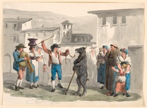 跳舞的熊 作者 Bartolomeo Pinelli