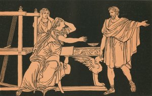 Euryalus的母亲接受了他的死讯 作者 Bartolomeo Pinelli