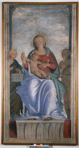 Madonna and Child and Two Angels 作者 Bartolomeo Suardi Bramantino