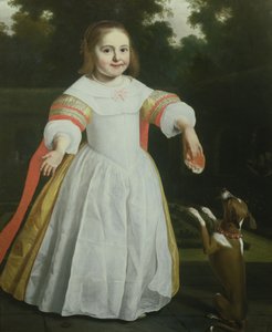 一个女孩的肖像，1654年