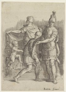 三个士兵和一个普托 作者 巴蒂斯塔·佛朗哥（Battista Franco）