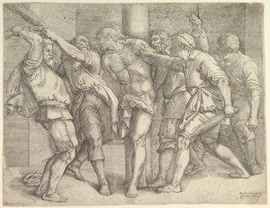 鞭刑》，约1552-61年。