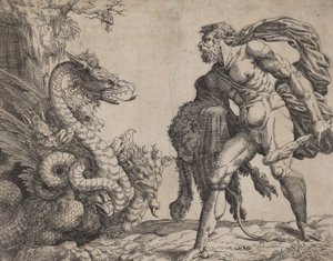 海格力斯和九头蛇》，1552年。