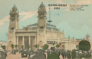 刚果亭;根特; 1913年。明信片于1913年寄出。 作者 比利时摄影师