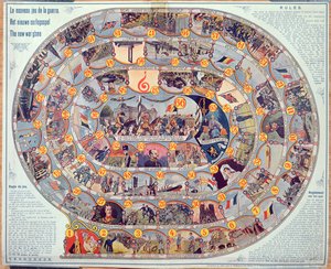棋盘游戏事件和比利时第一次世界大战的发展，c.1918-19 作者 比利时学校