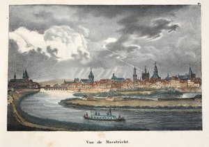 Maestricht的视图，c.1895（photochrom） 作者 比利时学校