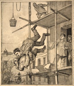 图卢兹的戏剧，来自1891年的“Le Petit Parisien” 作者 Beltrand和Clair Guyot，E。Dete