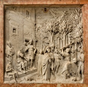 地窖，圣人马塞利努斯和彼得的方舟 驱魔人，Benedetto Briosco 1506-08，圣人马塞利努斯和彼得的斩首作品