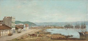 贝内迪托-卡利克斯托 - 圣保罗州桑托斯领事馆港口，1887 年