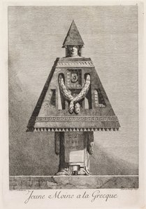 希腊化装舞会：1771年，年轻的希腊和尚板9。