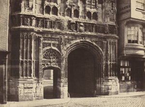 基督城门，坎特伯雷，1854年，1857年印刷。