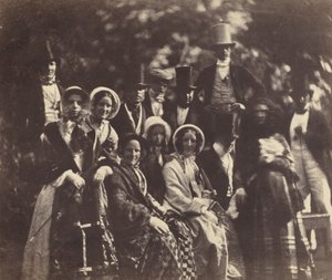 婚礼团，约 1852 或 1853 年（照片1852 年或 1853 年（照片）