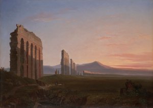 罗马坎帕尼亚景色 作者 本杰明·香普尼（Benjamin Champney）