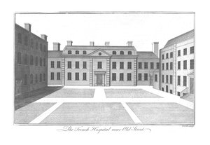 老街附近的法国医院，c1756