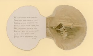 为题为《海贝壳》的小册子提供插图（彩色平版印刷）。