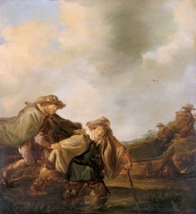 盲人的寓言》，约1630-1652年 作者 本杰明·格里兹·奎普