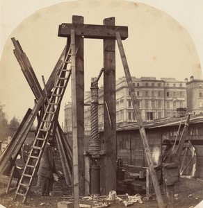 1862 年在南肯辛顿建造的 1862 年国际博览会（照片） 作者 本杰明·斯帕克曼