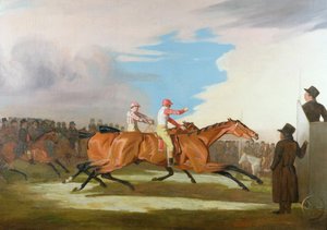 1804年10月31日，Newmarket，亨利梅利什上校的&39;鹰&39;和查尔斯班伯里爵士的&39;埃莉诺&39;之间的比赛
