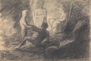 洞穴中的人物研究 作者 本杰明·罗伯特·海顿