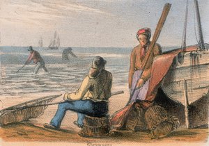 虾，c1845 作者 本杰明·沃特豪斯·霍金斯