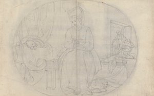 艺术家的妻子和孩子 作者 本杰明·韦斯特