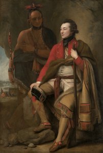 Guy Johnson和Karonghyontye上校（David Hill上尉） 作者 本杰明·韦斯特