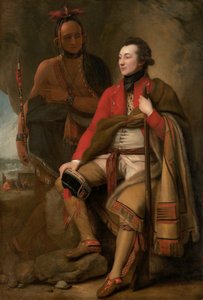 盖伊-约翰逊上校和卡隆洪特上尉大卫-希尔，1776年。 作者 本杰明·韦斯特