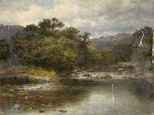 在Llugwy河上 作者 本杰明·威廉姆斯（Benjamin Williams）领导人