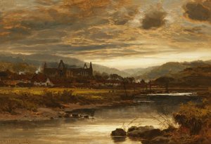 Tintern Abbey，威尔士，1889年