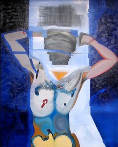 自由人，2006 年（布面油画和丙烯画） 作者 伯努瓦·埃尔万·布歇罗
