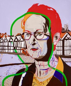 La Nef des fous : Marie Therese，2020 年（布面油画） 作者 伯努瓦·埃尔万·布歇罗