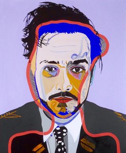 愚人船：拉尔夫，2020 年（布面油画） 作者 伯努瓦·埃尔万·布歇罗