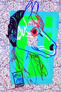 Passager 18，2020 年（压克力，丝网印刷日本纸） 作者 伯努瓦·埃尔万·布歇罗