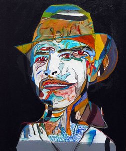 肖像：马科斯-亚历杭德罗-罗萨斯-哈桑，2014 年（布面油画）