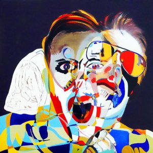 素描：奥利维尔、胡安和我，2019 年（布面油画） 作者 伯努瓦·埃尔万·布歇罗